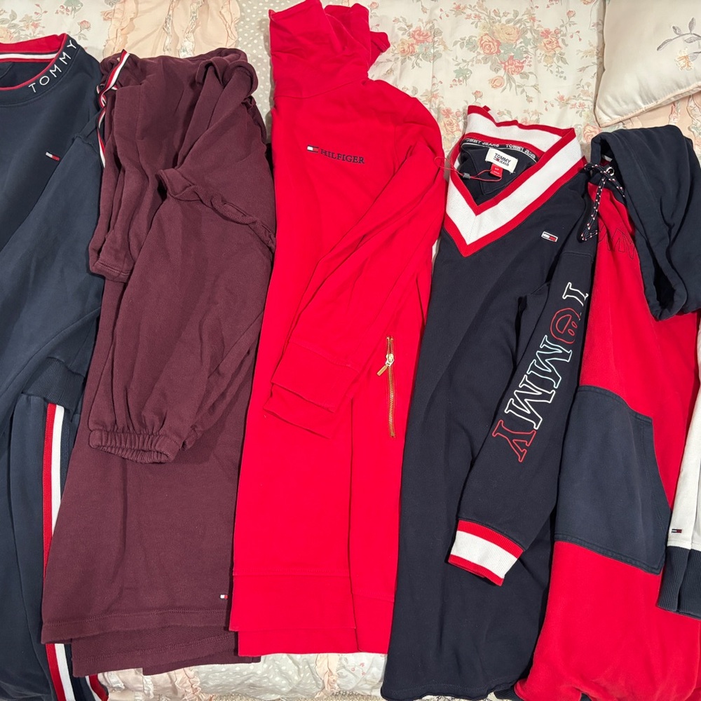 Tommy Hilfiger Red and Black Apparel Collection